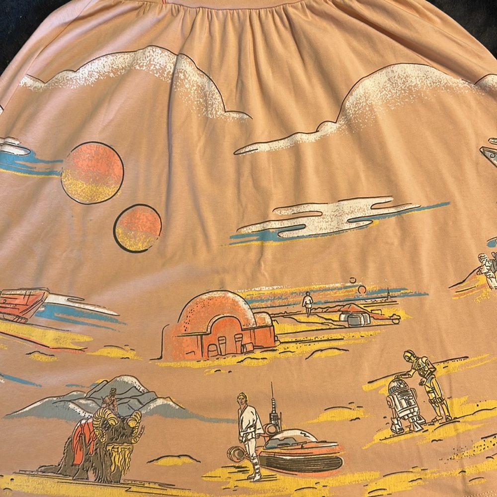 Star Wars Her Universe Peach Tatooine Dress - Picture 5 of 7